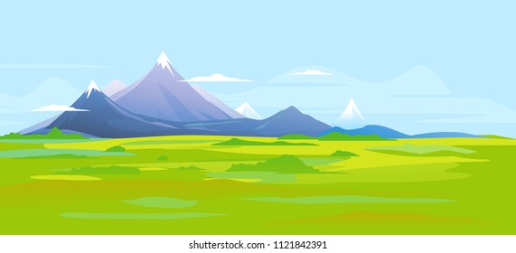 Mountain Landscape Banner