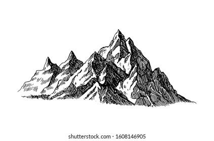 91,237 Mountains Black And White Vector Images, Stock Photos & Vectors ...