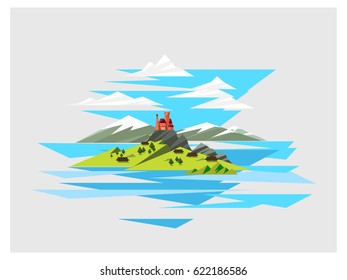 mountain landscape builder