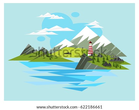 mountain landscape builder