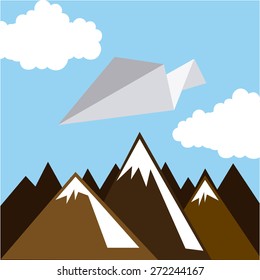 mountain landscape design, vector illustration eps10 graphic 