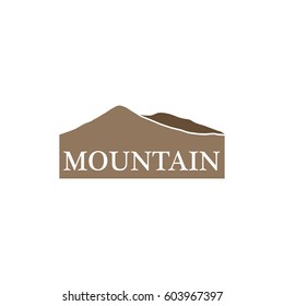 mountain landscape icon vector logo