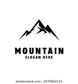 mountain landscape logo design concept idea