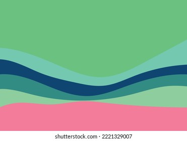 paisaje montañoso arte moderno tema de fondo publicidad folleto planilla banner sitio web cubierta presentación del paquete de productos.