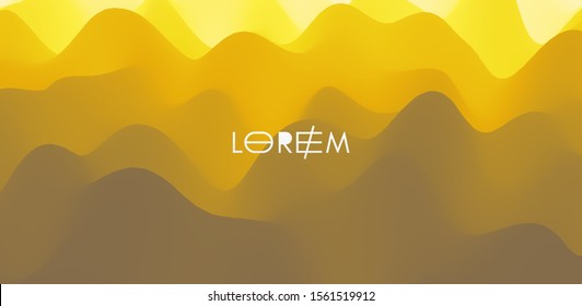 Paisaje montañoso. Terreno montañoso. Ilustración vectorial. Antecedentes abstractos.