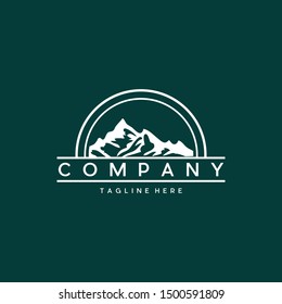 Mountain Landscape Nature Creative Vector Logo