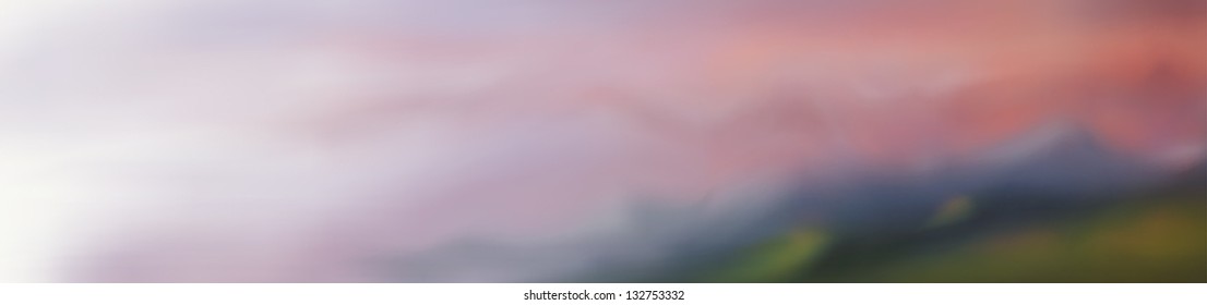 Mountain landscape. Vector illustration