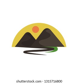 Mountain landscape view