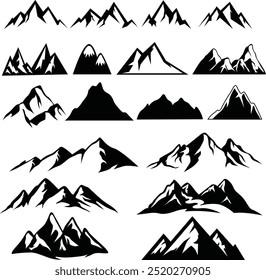 Bundle-Illustration für Berglandschaften