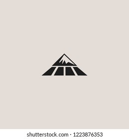 Mountain Landscaping Panorama Creative Abstract Logo