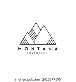 MOUNTAIN Letter logo design template vector. MOUNTAIN Business abstract connection vector logo. MOUNTAIN icon circle logotype.
