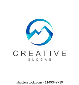 mountain letter s logo template, mountain logo in letter s shape logo