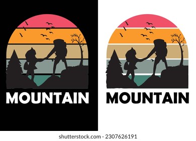 Mountain life vector t shirt