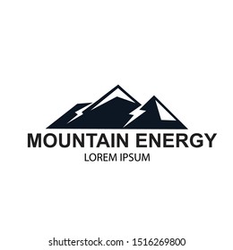 Mountain with light logo inspiration