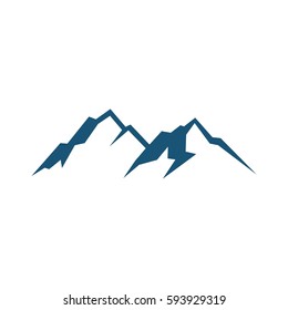 Mountain line vector logo template Illustration Design. Vector EPS 10.