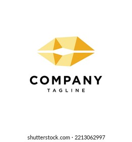 
Mountain Lips logo vector inspiration template