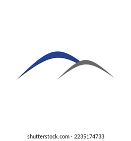 mountain logo 4 logo icon template