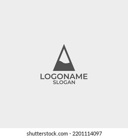 mountain logo, abstract logo, and simple icon logo.