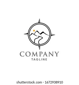 mountain logo adventure design template