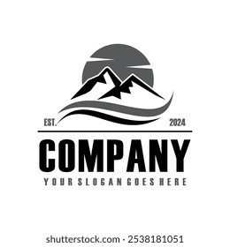 logotipo de montanha , vetor de logotipo de aventura