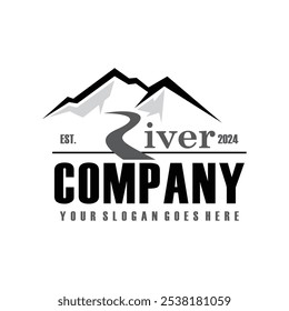 Logo de montaña, Vector de logo de aventura