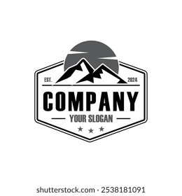 mountain logo , adventure logo vector