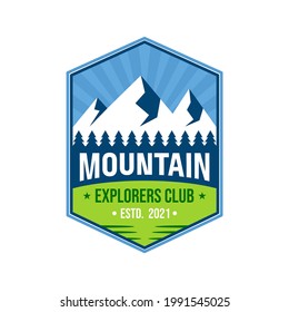 Mountain Logo Badge Design Inspiration