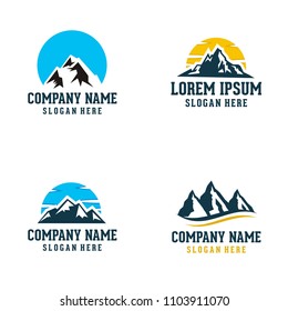 mountain logo badges