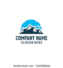 mountain logo badges
