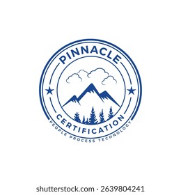 Mountain logo with bold, minimalist peaks in natural tones, ideal for adventure, travel, or outdoor brands. Symbolizes exploration, strength, and a love for nature.
