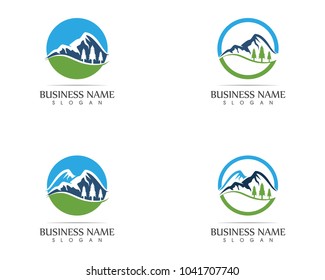 Mountain Logo Business Template Vector