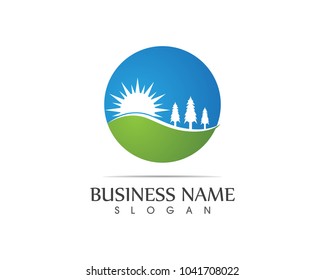 Mountain Logo Business Template Vector