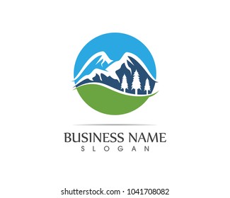 Mountain Logo Business Template Vector
