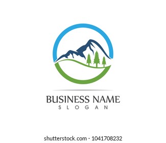 Mountain Logo Business Template Vector