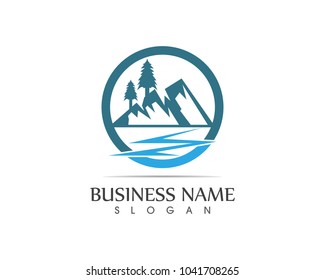 Mountain Logo Business Template Vector
