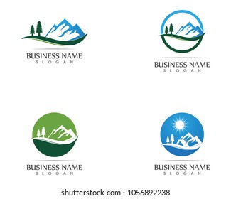 Mountain Logo Business Template Vector