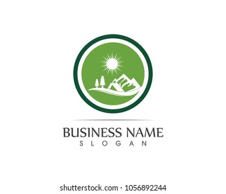 Mountain Logo Business Template Vector
