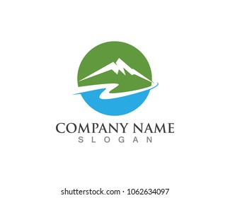 Mountain Logo Business Template Vector