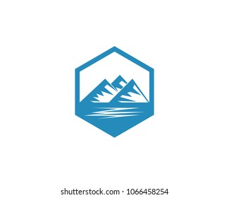 Mountain Logo Business Template Vector