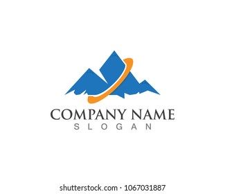 Mountain Logo Business Template Vector