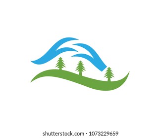 Mountain Logo Business Template Vector