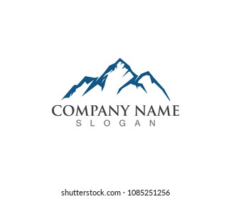 Mountain Logo Business Template Vector