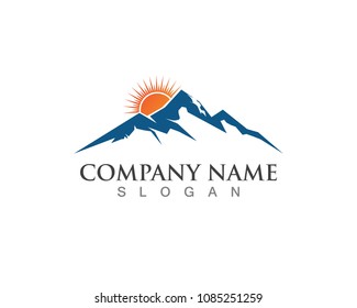 Mountain Logo Business Template Vector