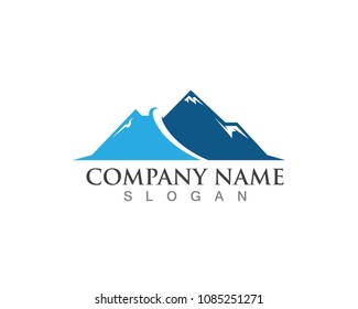 Mountain Logo Business Template Vector