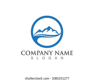 Mountain Logo Business Template Vector