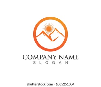 Mountain Logo Business Template Vector