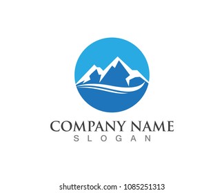 Mountain Logo Business Template Vector