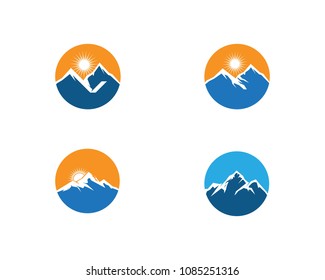 Mountain Logo Business Template Vector