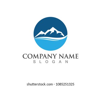 Mountain Logo Business Template Vector