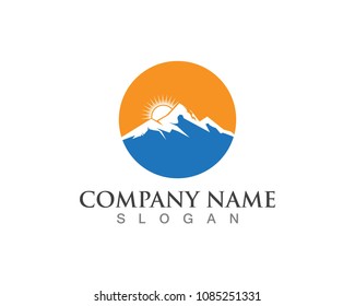 Mountain Logo Business Template Vector
